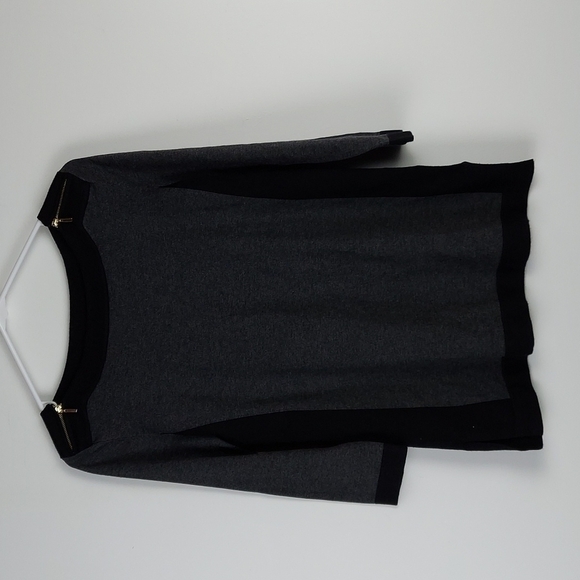 Cable and Gauge Black and Gray Sweater - Picture 1 of 5